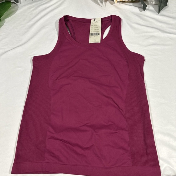 NWT Sweaty Betty [ Medium ] Athlete Seamless Workout Tank Top Amaranth Pink - Picture 6 of 12